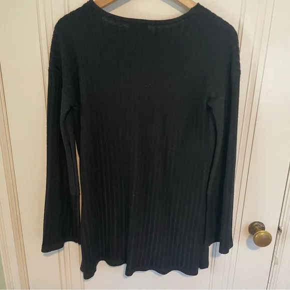 Smartwool Women's Shadow Pine Ribbed V-Neck Sweater Size Small - Picture 6 of 7
